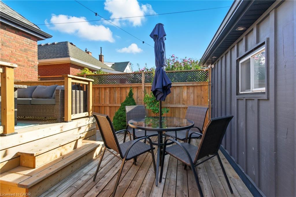 201 Fairfield Avenue, Hamilton, ON - Outdoor With Deck Patio Veranda With Exterior
