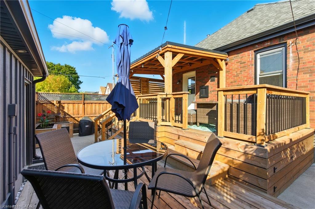 201 Fairfield Avenue, Hamilton, ON - Outdoor With Deck Patio Veranda With Exterior