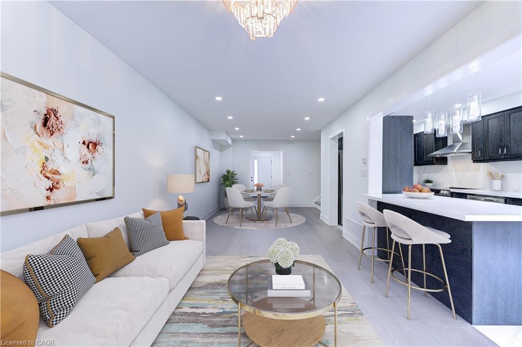 373 Ravineview Way, Oakville, ON - Indoor Photo Showing Living Room