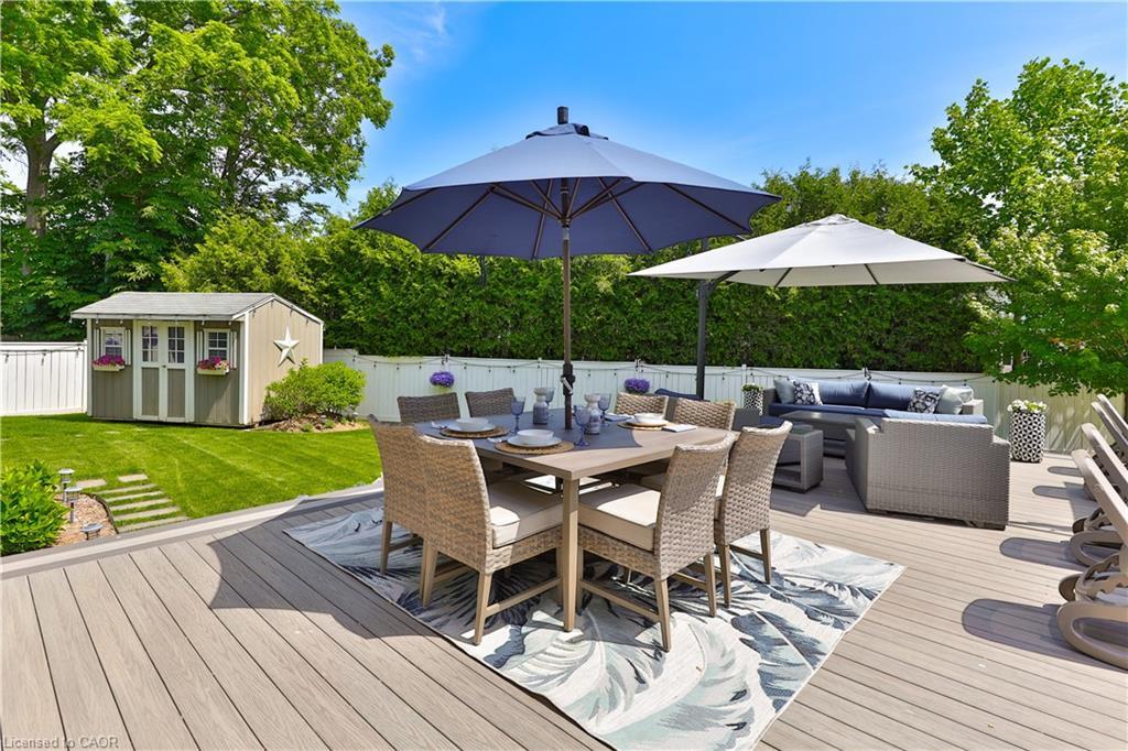 408 Saville Crescent, Oakville, ON - Outdoor With Deck Patio Veranda With Backyard