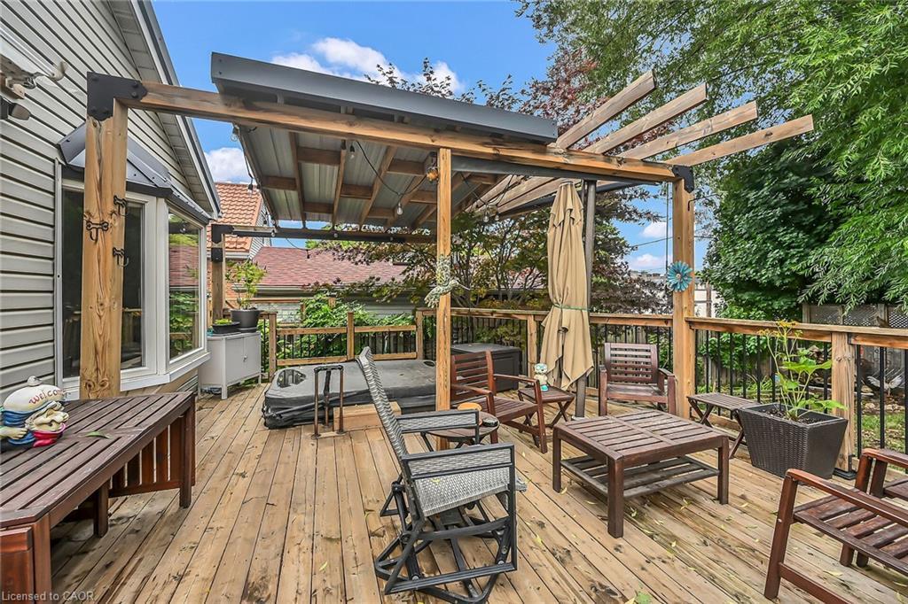 321 East 12Th Street, Hamilton, ON - Outdoor With Deck Patio Veranda With Exterior
