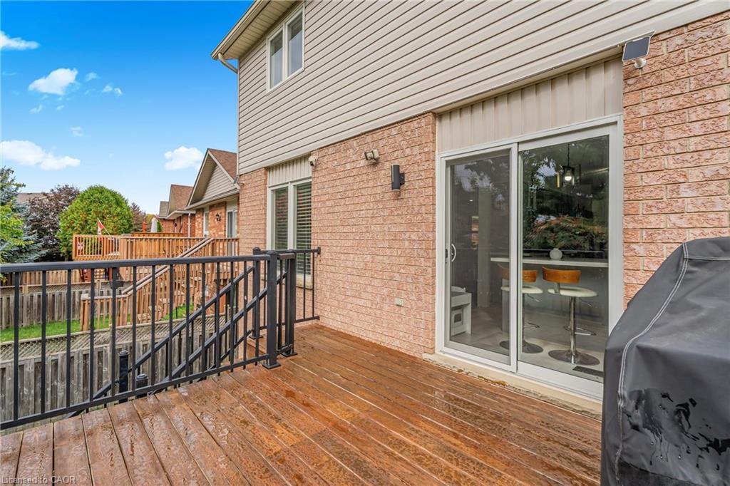 19 Marl Meadow Drive, Kitchener, ON - Outdoor With Deck Patio Veranda With Exterior