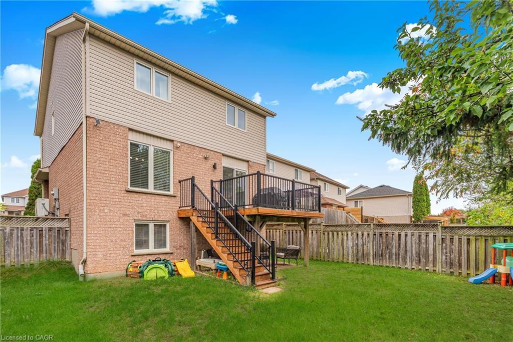 19 Marl Meadow Drive, Kitchener, ON - Outdoor With Deck Patio Veranda