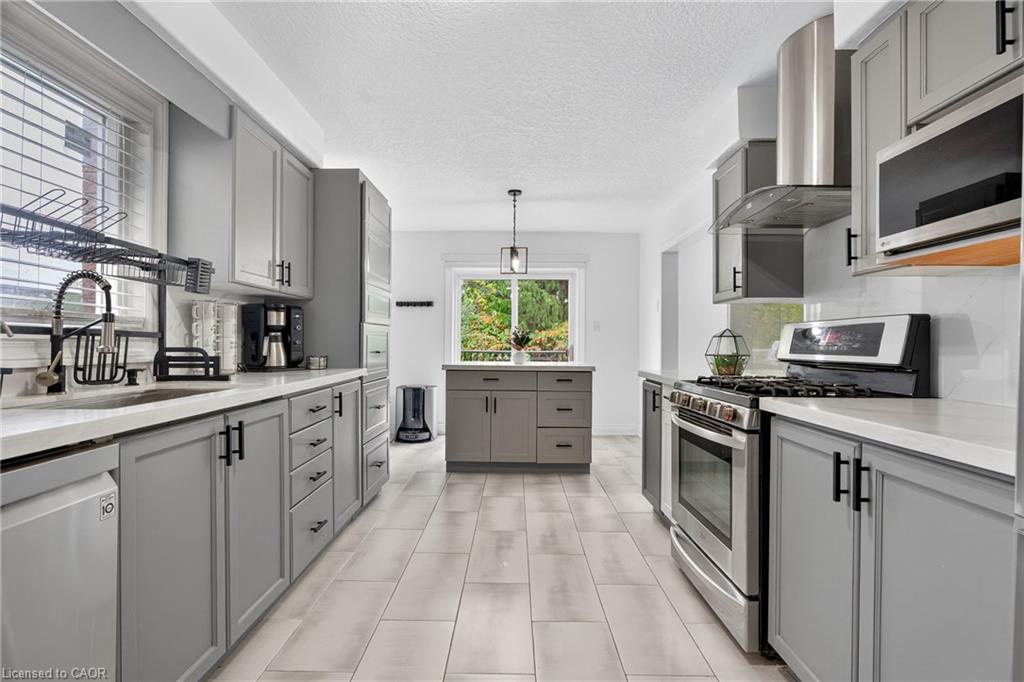 19 Marl Meadow Drive, Kitchener, ON - Indoor Photo Showing Kitchen With Upgraded Kitchen