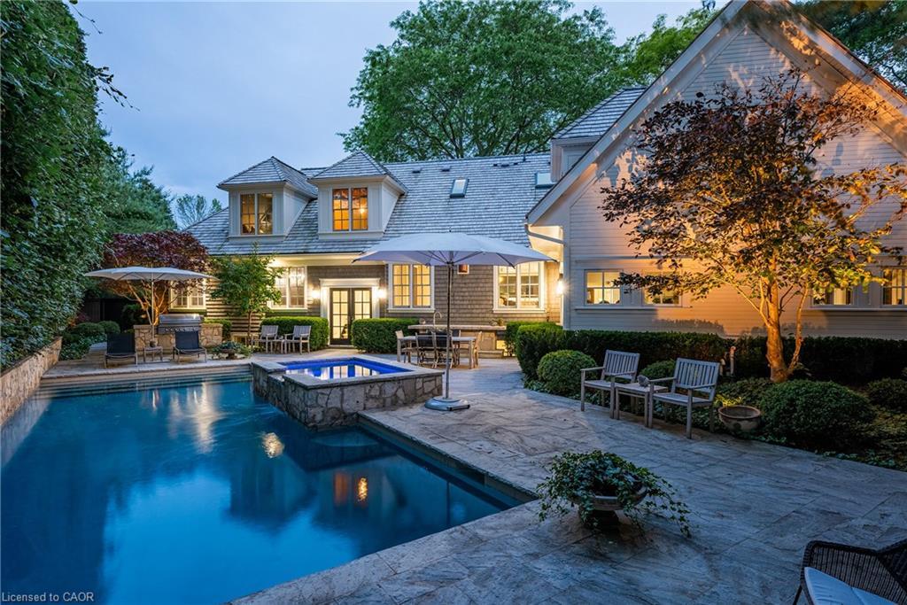 243 Alscot Crescent, Oakville, ON - Outdoor With In Ground Pool With Deck Patio Veranda