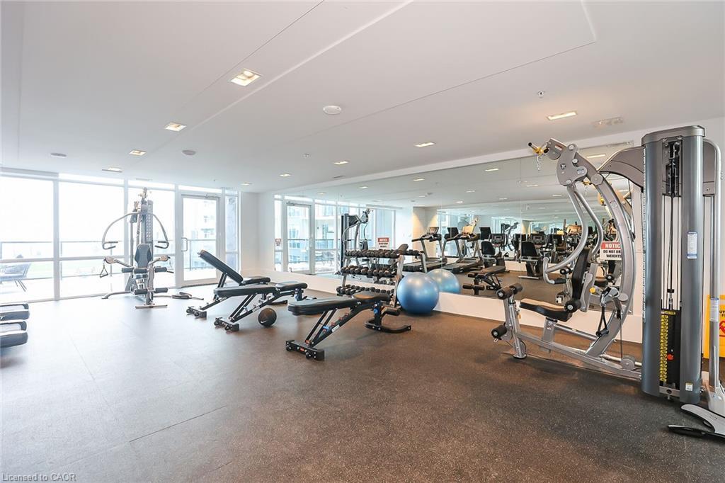 431-16 Concord Place, Grimsby, ON - Indoor Photo Showing Gym Room