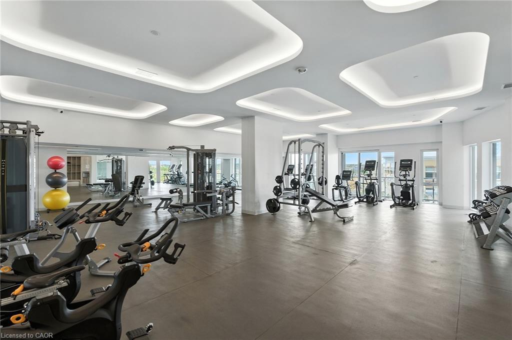 A220-3210 Dakota Common, Burlington, ON - Indoor Photo Showing Gym Room