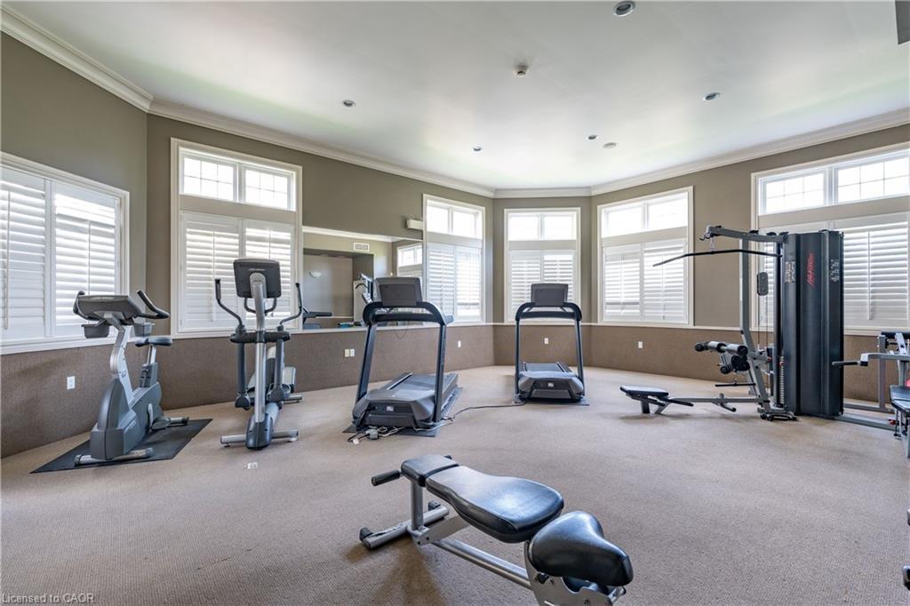 208-1350 Main Street, Milton, ON - Indoor Photo Showing Gym Room