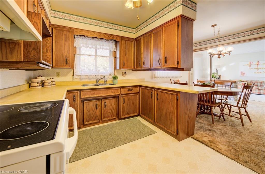 91 Massey Avenue, Kitchener, ON - Indoor Photo Showing Kitchen With Double Sink