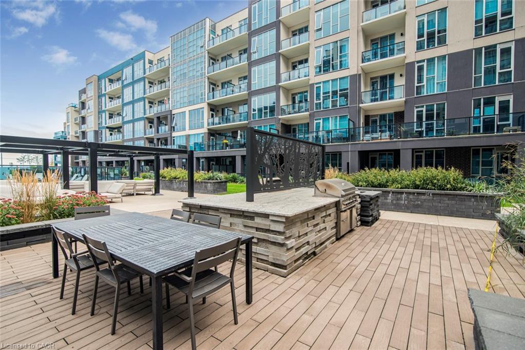 120-16 Concord Place, Grimsby, ON - Outdoor With Deck Patio Veranda With Facade