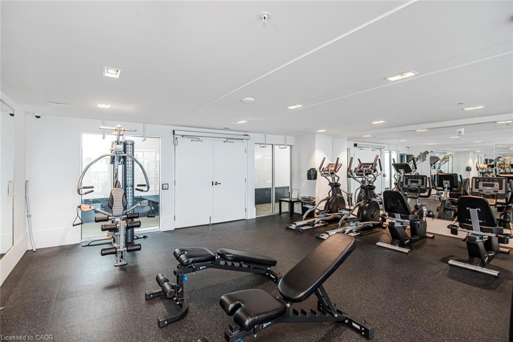 120-16 Concord Place, Grimsby, ON - Indoor Photo Showing Gym Room