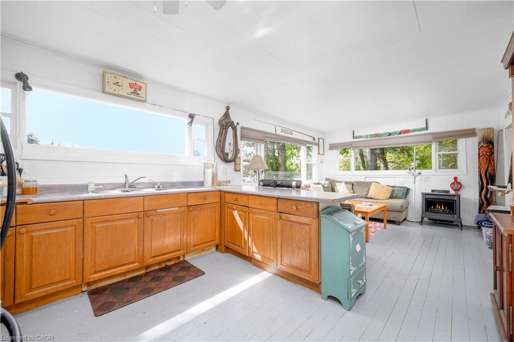 1230 Forsters Road, Minden Hills, ON - Photo Showing Kitchen With Double Sink