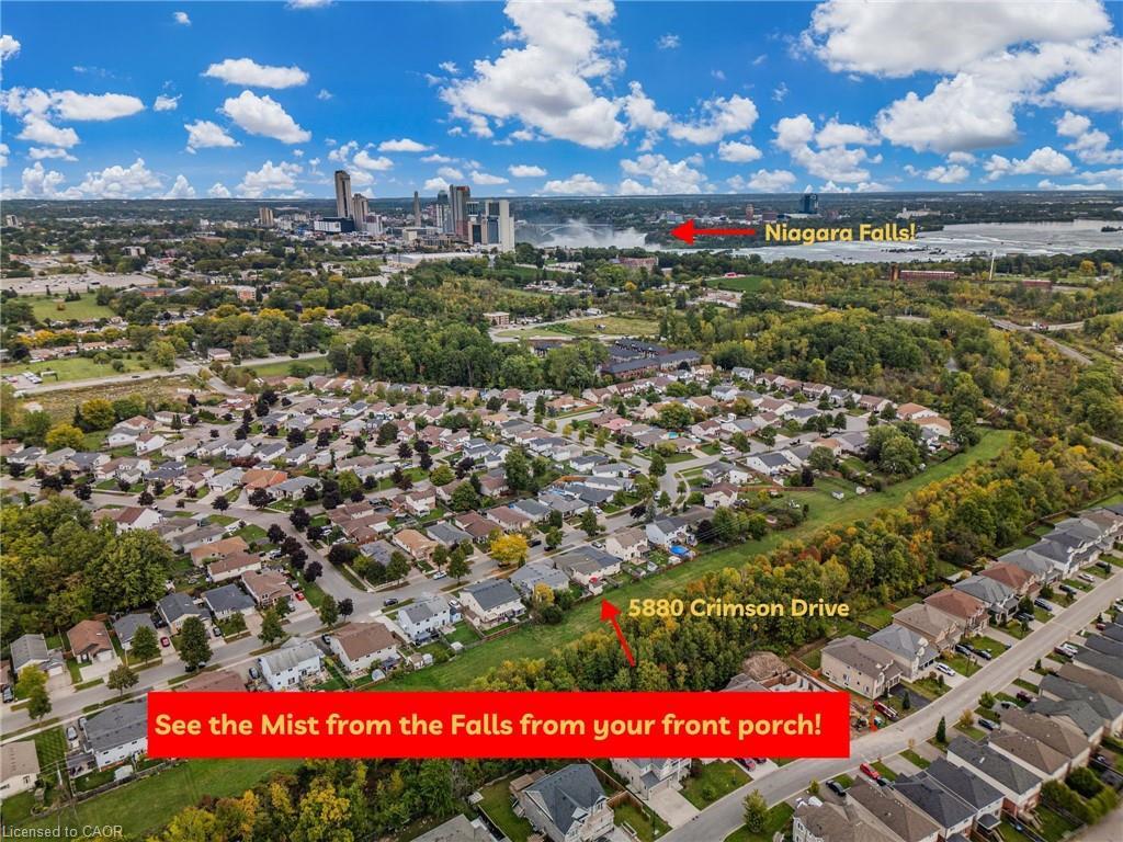 5880 Crimson Drive, Niagara Falls, ON - Outdoor With View