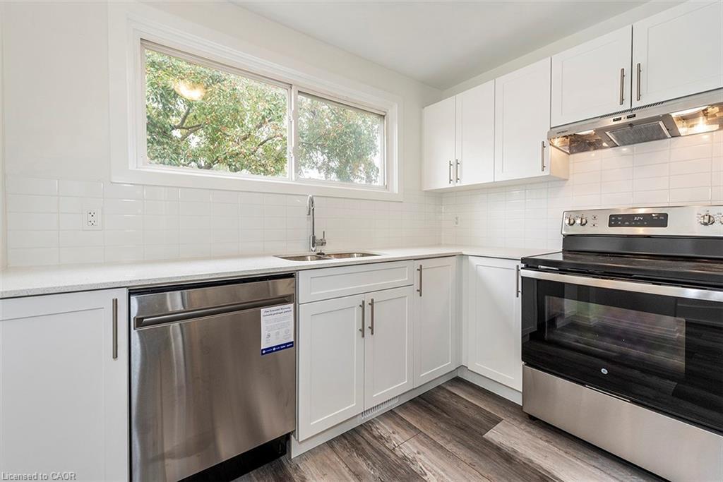 76 Woodman Drive N, Hamilton, ON - Indoor Photo Showing Kitchen With Stainless Steel Kitchen With Double Sink