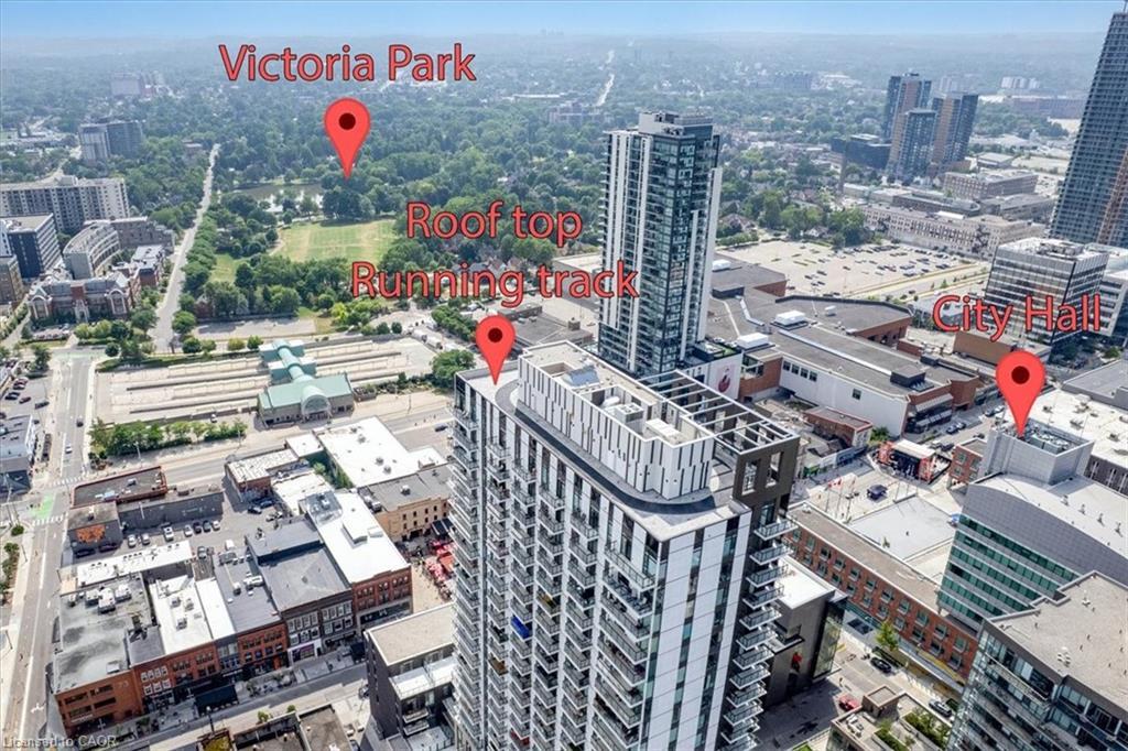 505-55 Duke Street W, Kitchener, ON - Outdoor With View