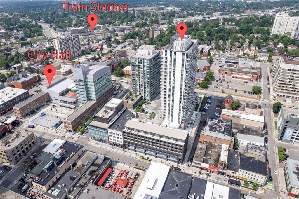 505-55 Duke Street W, Kitchener, ON - Outdoor With View