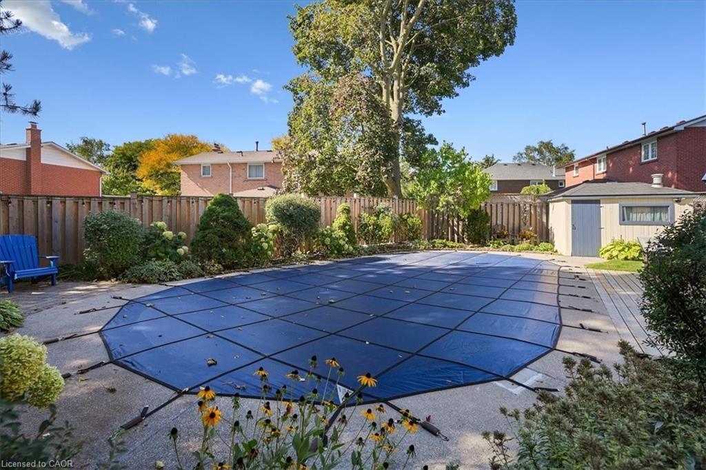 41 Steen Drive, Mississauga, ON - Outdoor With In Ground Pool With Backyard
