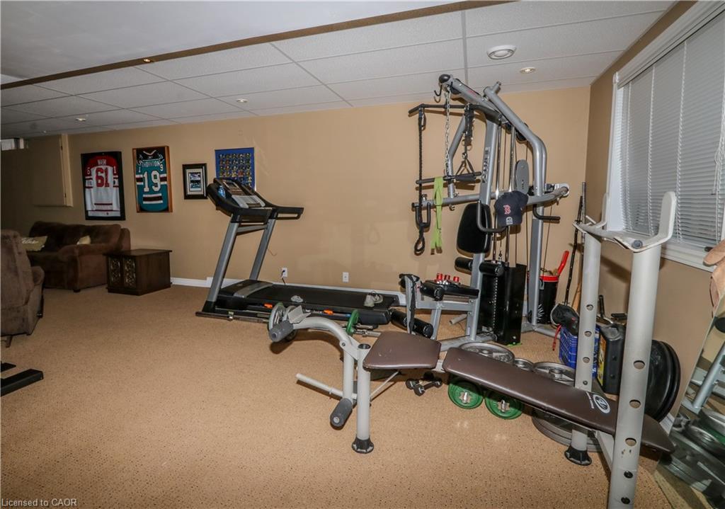 119 Hume Drive, Cambridge, ON - Indoor Photo Showing Gym Room