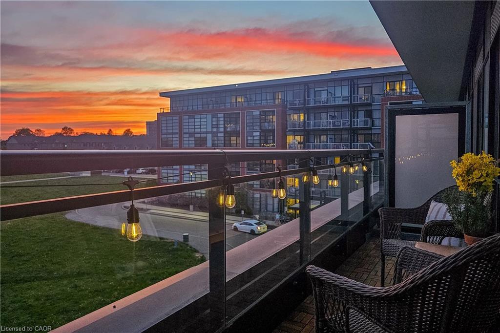 412-155 St. Leger Street, Kitchener, ON - Outdoor With Balcony With View