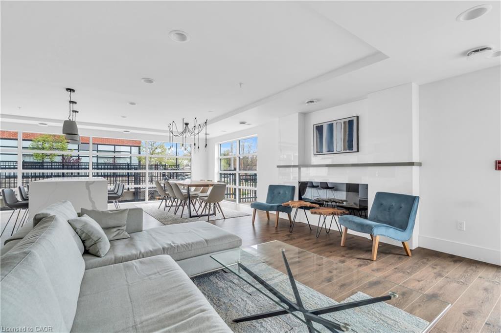 412-155 St. Leger Street, Kitchener, ON - Indoor Photo Showing Living Room