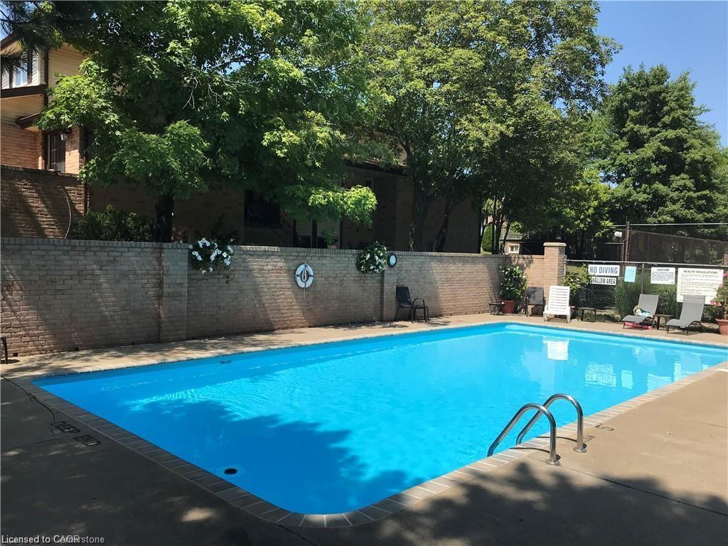 6-1508 Upper Middle Road, Burlington, ON - Outdoor With In Ground Pool With Backyard