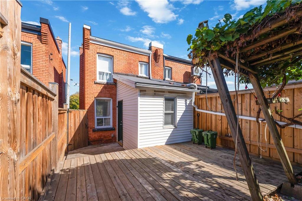 187 Barton Street W, Hamilton, ON - Outdoor With Deck Patio Veranda With Exterior