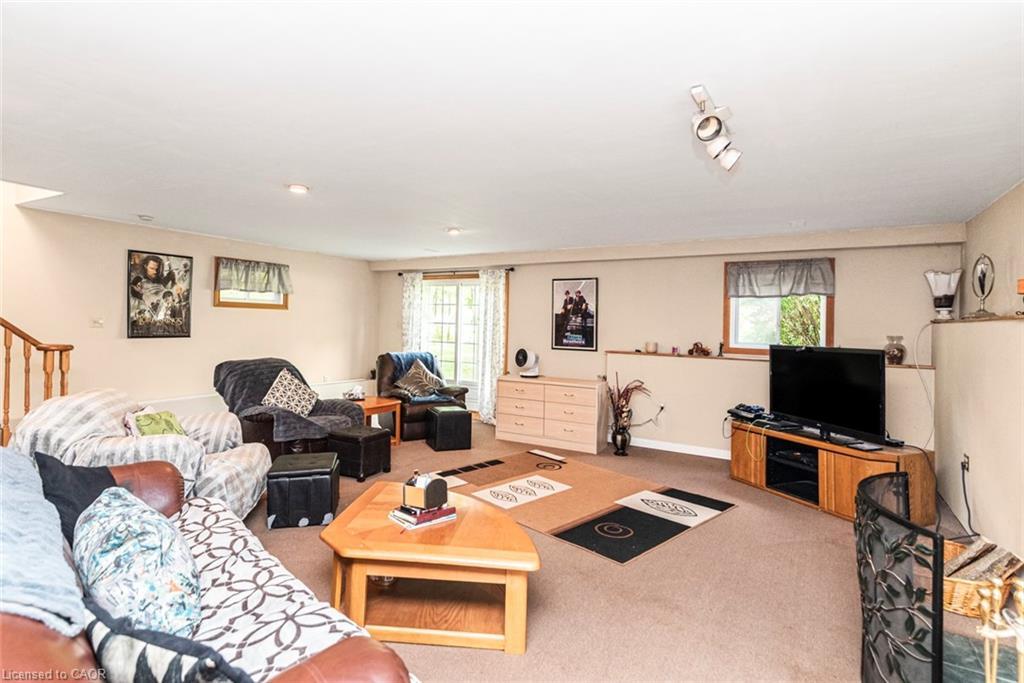 1545 Brock Road, Flamborough, ON - Indoor Photo Showing Living Room