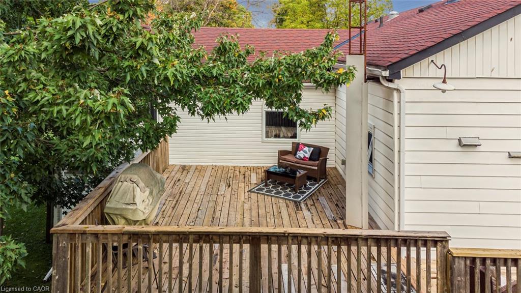 1545 Brock Road, Flamborough, ON - Outdoor With Deck Patio Veranda With Exterior