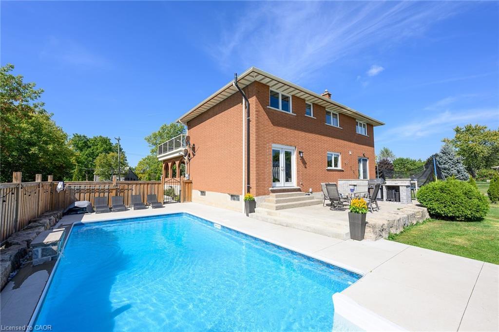 1216 Sheffield Road, Flamborough, ON - Outdoor With In Ground Pool With Deck Patio Veranda