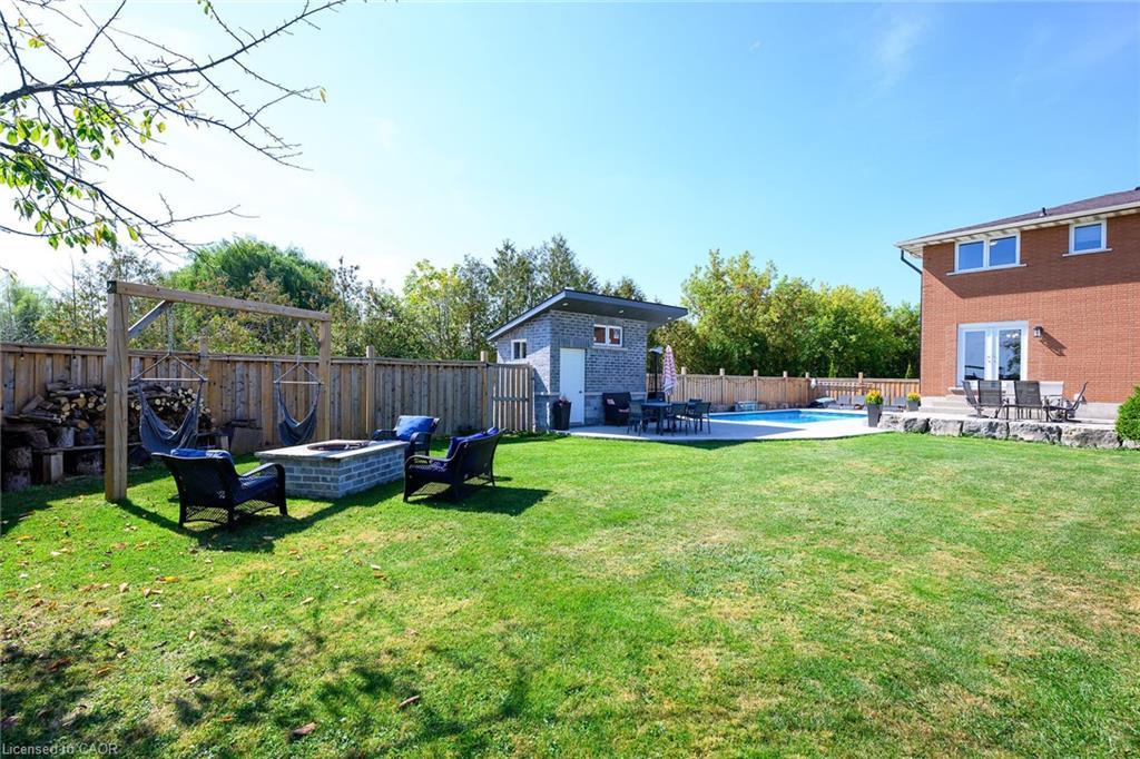 1216 Sheffield Road, Flamborough, ON - Outdoor With In Ground Pool With Backyard
