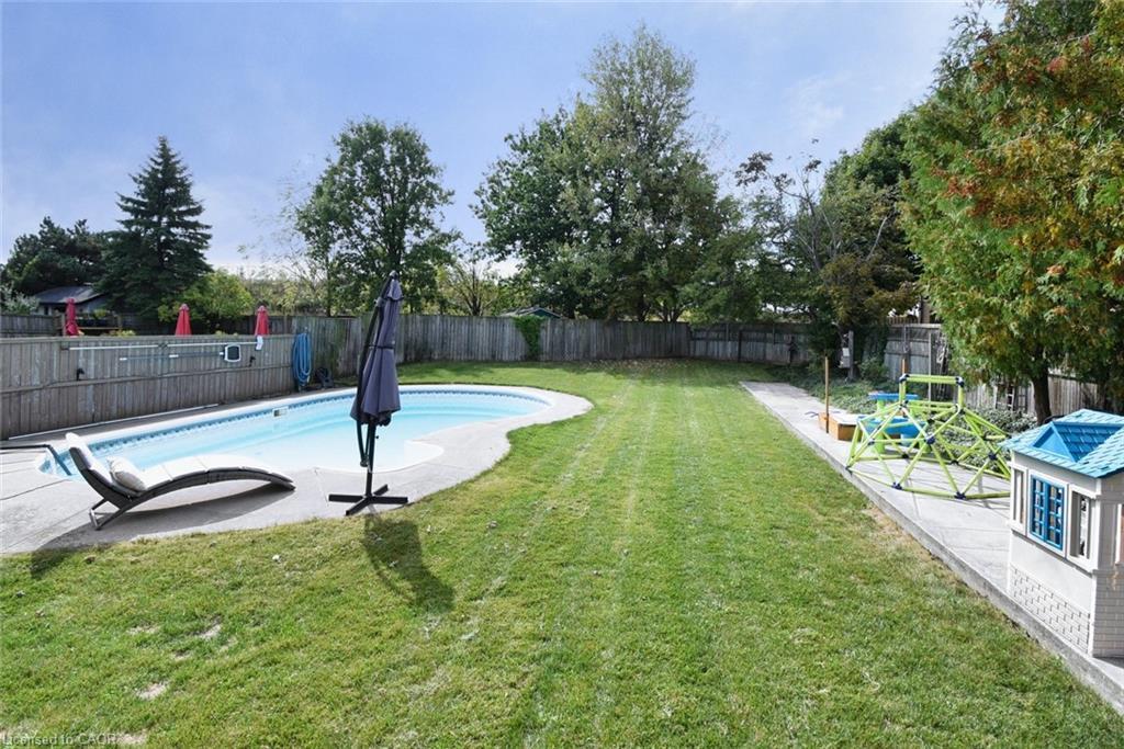14 Basin Crescent, Hamilton, ON - Outdoor With In Ground Pool With Backyard