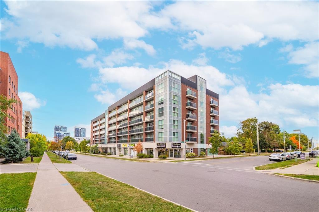 406-308 Lester Street, Waterloo, ON - Outdoor With Balcony With Facade