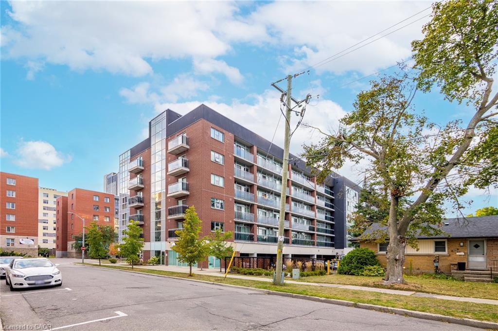 406-308 Lester Street, Waterloo, ON - Outdoor With Balcony With Facade
