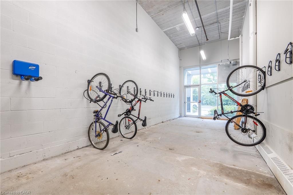 406-308 Lester Street, Waterloo, ON - Indoor Photo Showing Garage