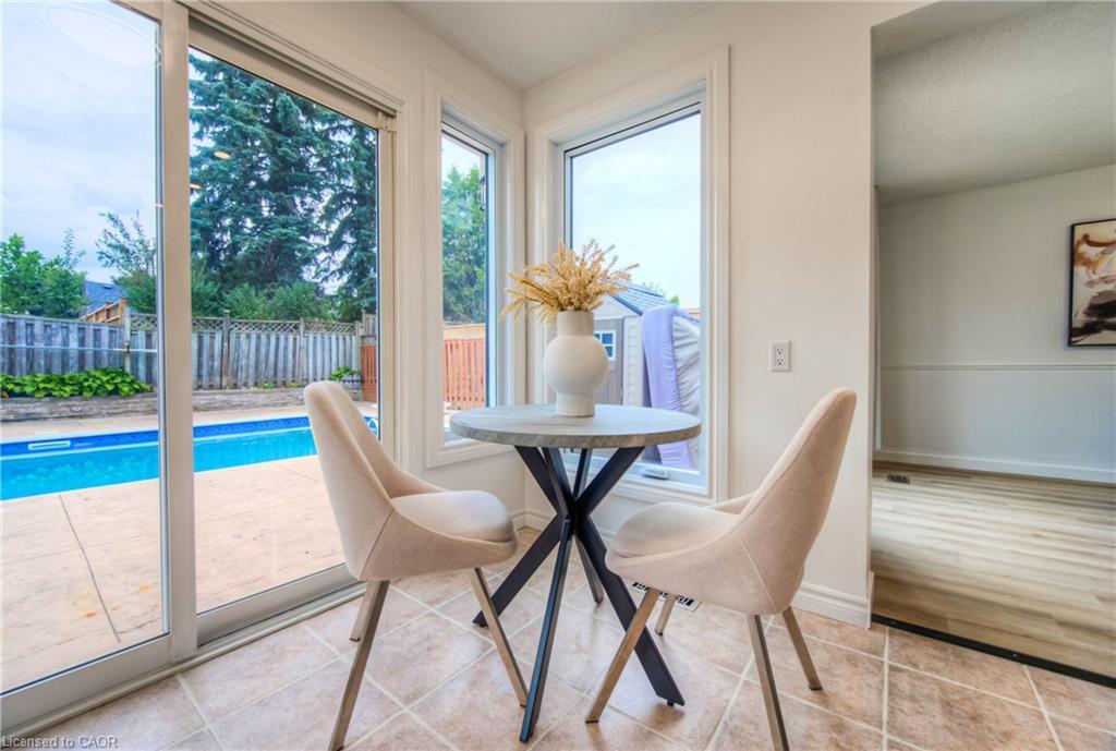 243 Highview Drive, Kitchener, ON - Indoor With In Ground Pool