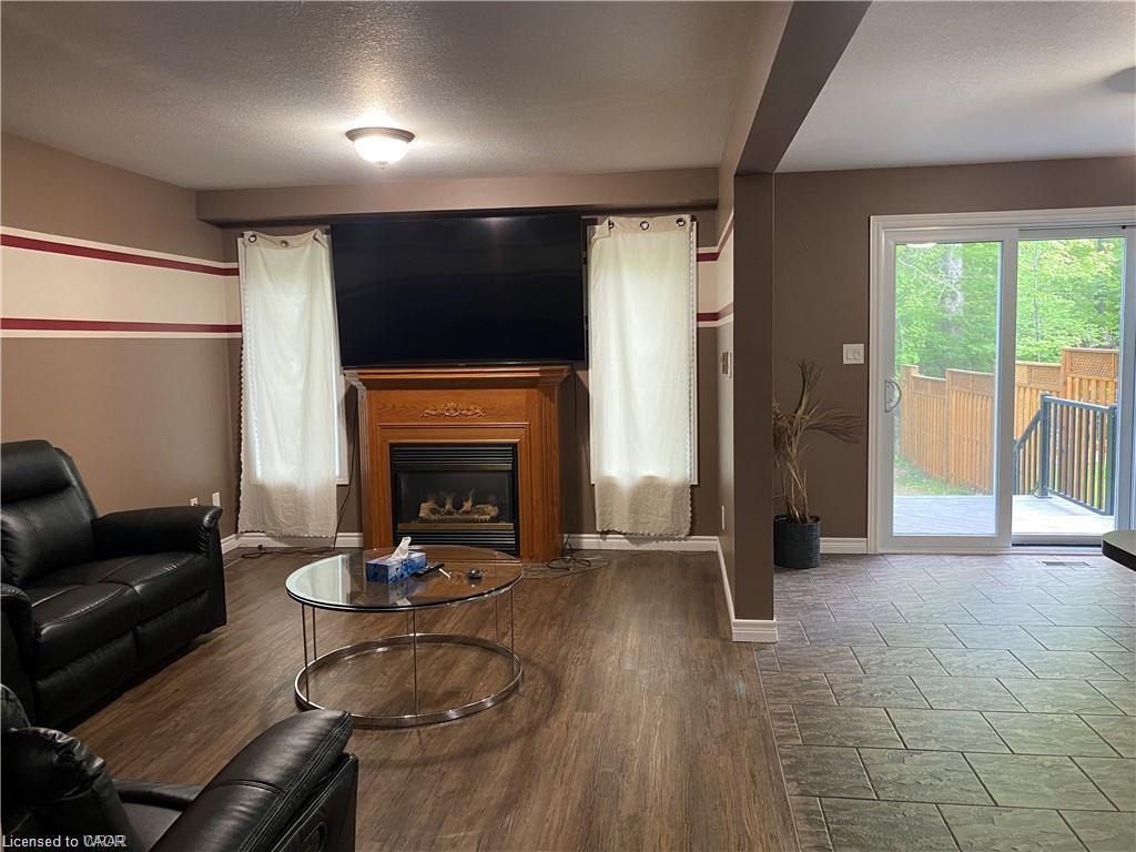 226 Bush Clover Crescent, Kitchener, ON - Indoor Photo Showing Living Room With Fireplace