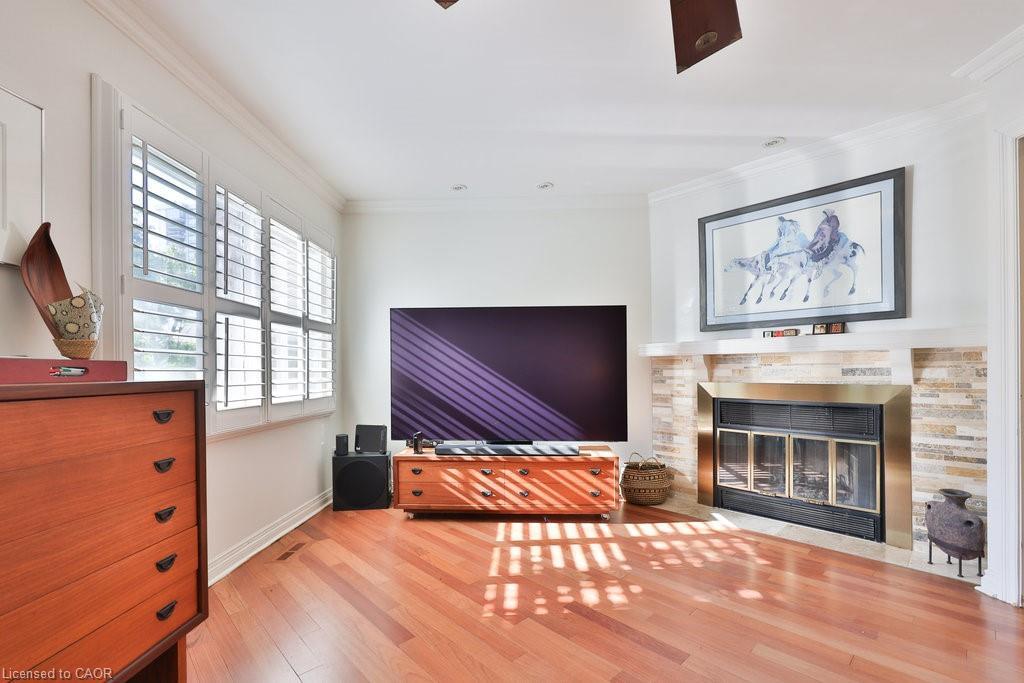 68 Tradewind Drive, Oakville, ON - Indoor With Fireplace