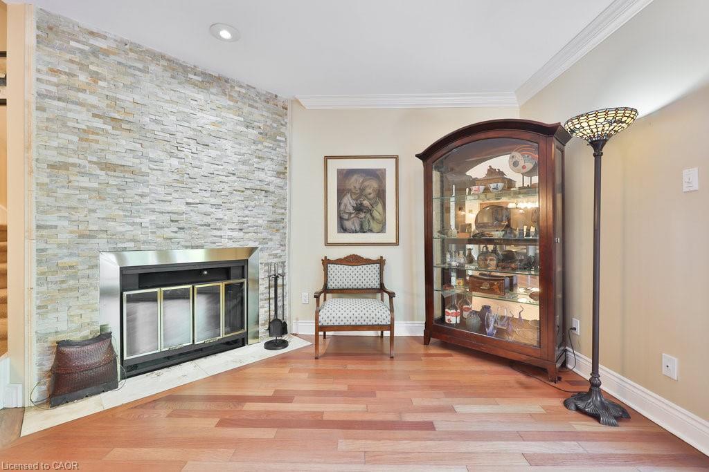 68 Tradewind Drive, Oakville, ON - Indoor With Fireplace