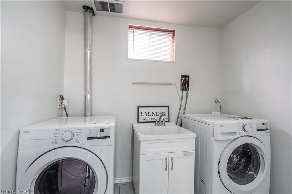 Basement-1 Resolute Drive, Hamilton, ON - Indoor Photo Showing Laundry Room