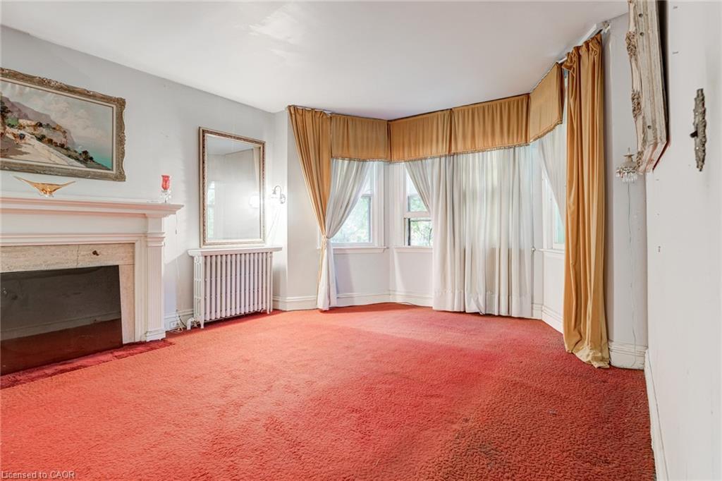 99 Blake Street, Hamilton, ON - Indoor With Fireplace
