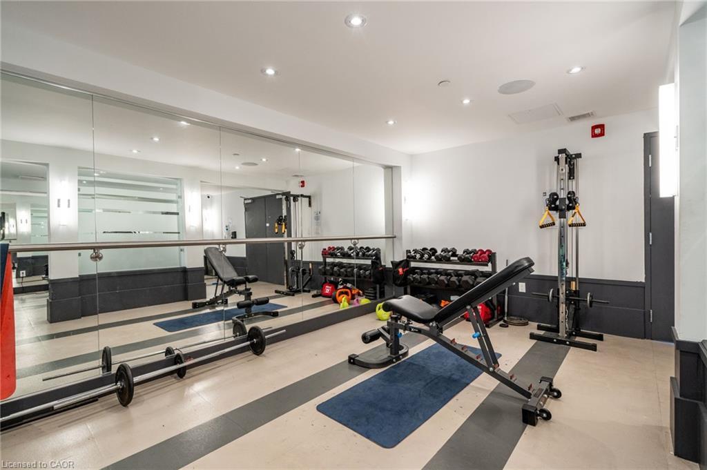 512-10 Concord Place, Grimsby, ON - Indoor Photo Showing Gym Room
