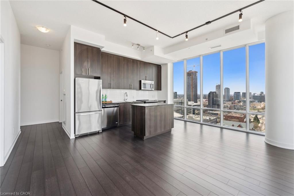 1702-85 Duke Street W, Kitchener, ON - Indoor Photo Showing Kitchen
