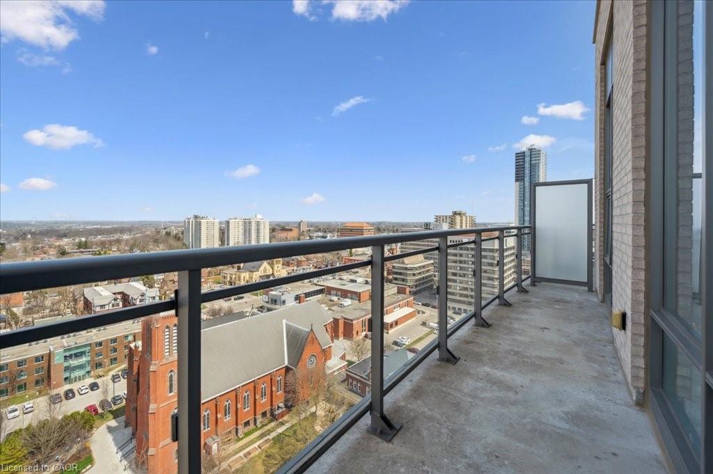 1702-85 Duke Street W, Kitchener, ON - Outdoor With Balcony With View