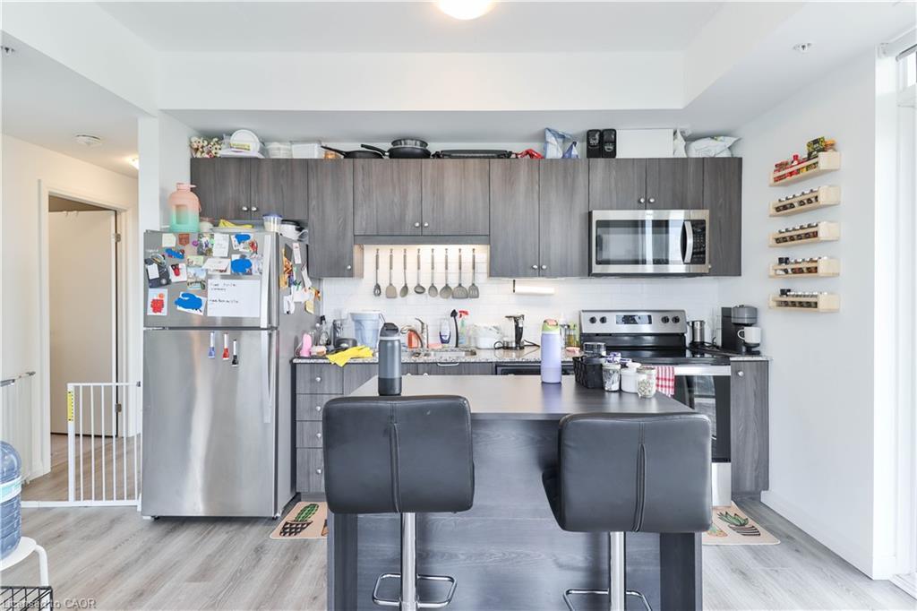 708-108 Garment Street, Kitchener, ON - Indoor Photo Showing Kitchen With Double Sink