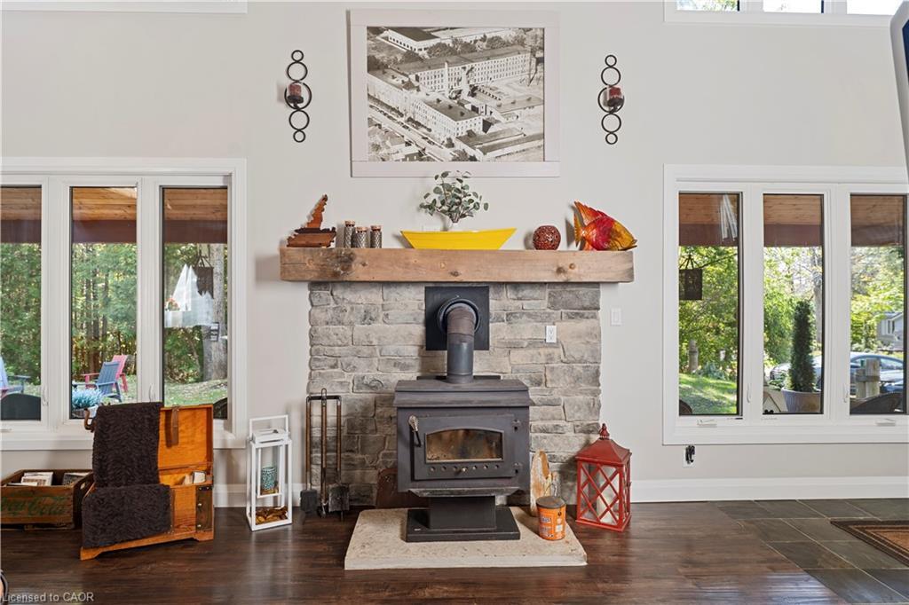8 15Th Avenue, South Bruce Peninsula, ON - Indoor With Fireplace