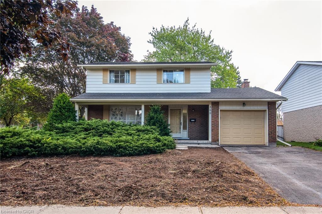 389 Dunvegan Drive, Waterloo, ON - Outdoor With Deck Patio Veranda With Facade