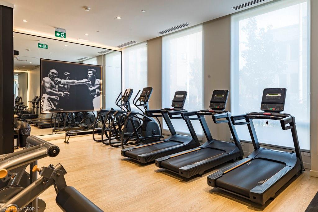 727-1 Jarvis Street, Hamilton, ON - Indoor Photo Showing Gym Room