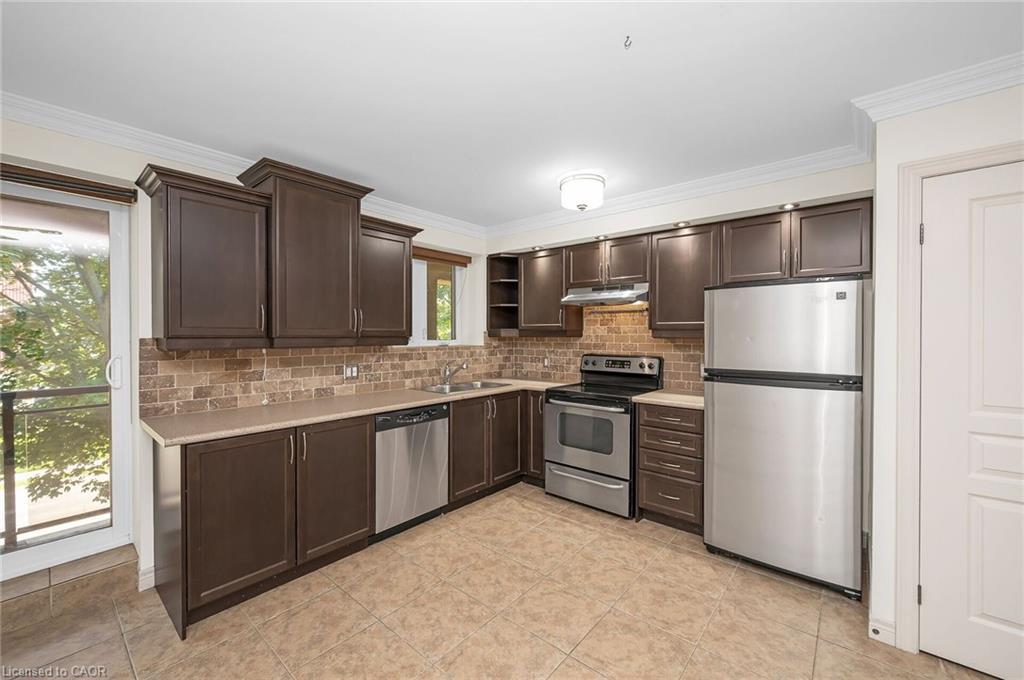 303-1212 Fennell Avenue E, Hamilton, ON - Indoor Photo Showing Kitchen With Stainless Steel Kitchen With Double Sink