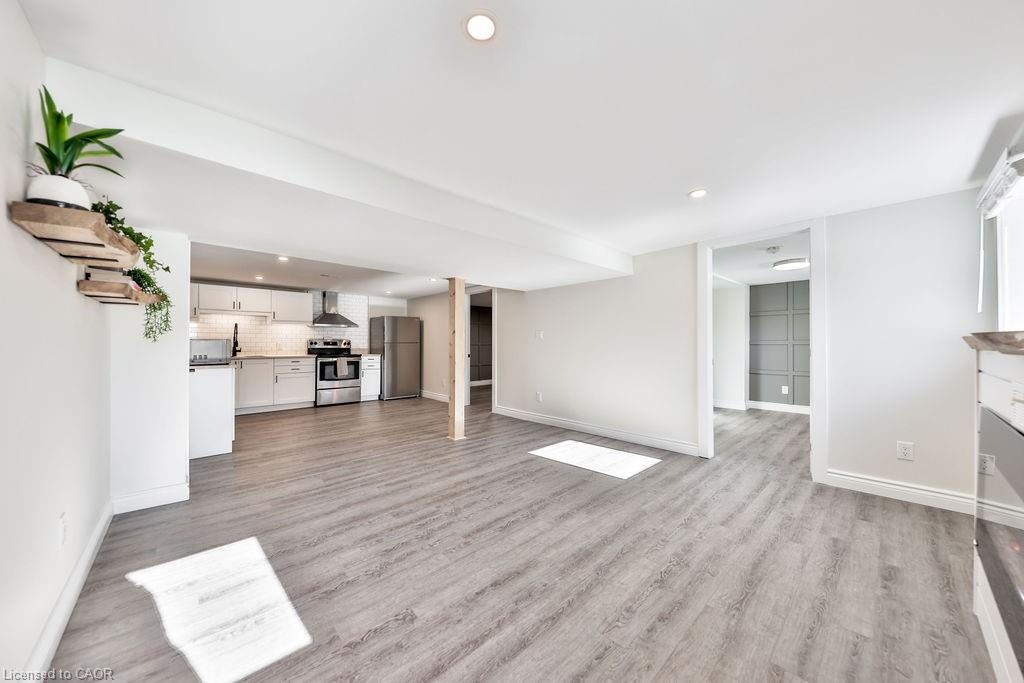 Lower-47 Castlefield Drive, Hamilton, ON - Indoor With Fireplace