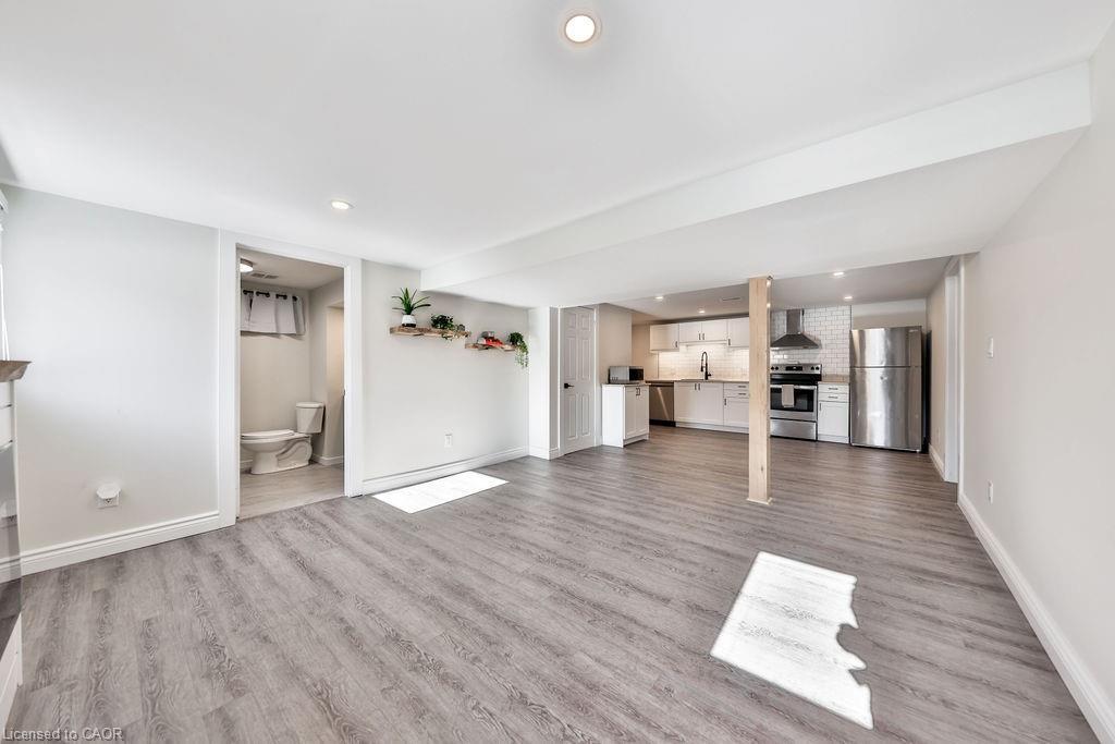 Lower-47 Castlefield Drive, Hamilton, ON - Indoor Photo Showing Other Room With Fireplace
